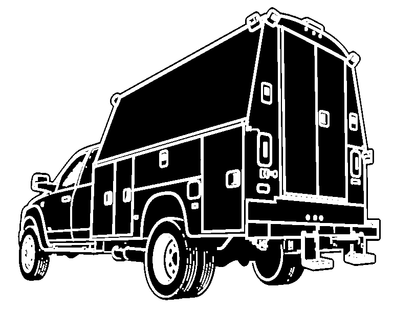 Enclosed service bodies